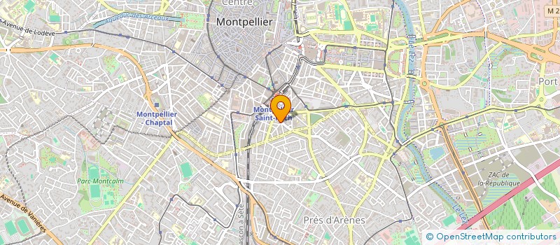 localisation de l'entreprise S.A.L.A.M à MONTPELLIER