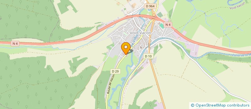 localisation de l'entreprise S.A.L FRERES à VOID-VACON