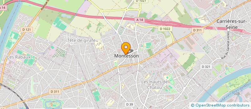 localisation de l'entreprise S & A LAUNDRY  MONTESSON