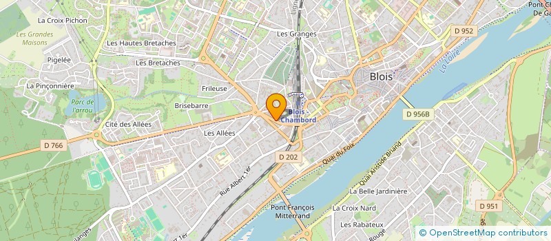 localisation de l'entreprise S A M  BLOIS