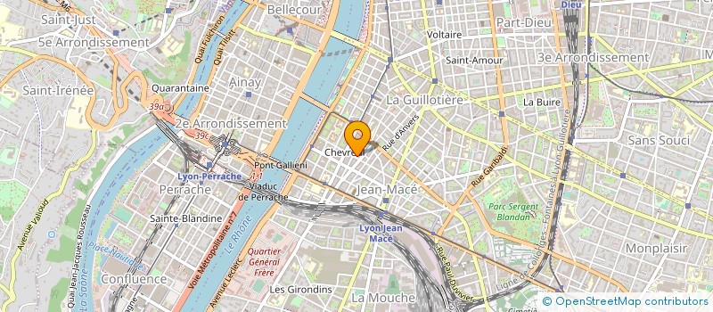 localisation de l'entreprise S.A.M.  LYON