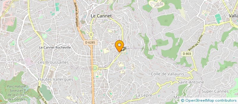 localisation de l'entreprise S.A.M.  CANNES