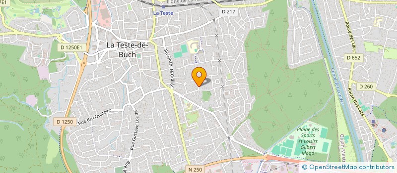 localisation de l'entreprise S.A.M. à LA TESTE-DE-BUCH