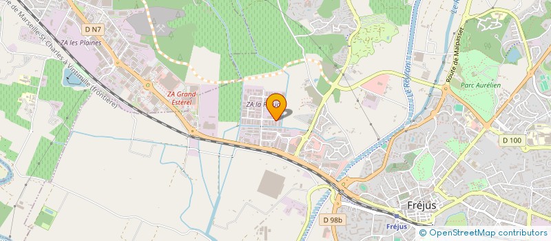 localisation de l'entreprise S.A.M. 83  FREJUS