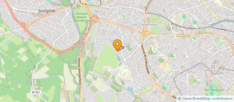 localisation de l'entreprise S.A.M à MONTPELLIER