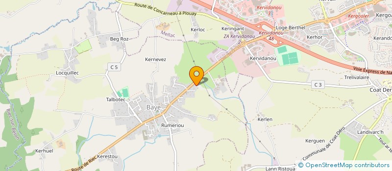 localisation de l'entreprise S.A.M  BAYE