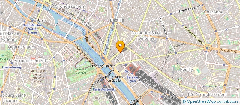 localisation de l'entreprise S.A.M.A.  PARIS