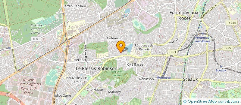 localisation de l'entreprise S A M B à LE PLESSIS-ROBINSON