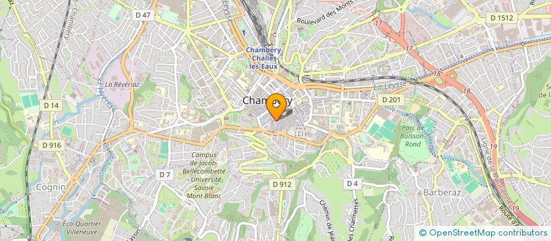 localisation de l'entreprise S.A.M.B.A  CHAMBERY