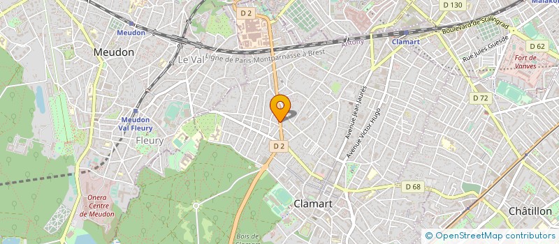 localisation de l'entreprise S.A.M.C. à CLAMART