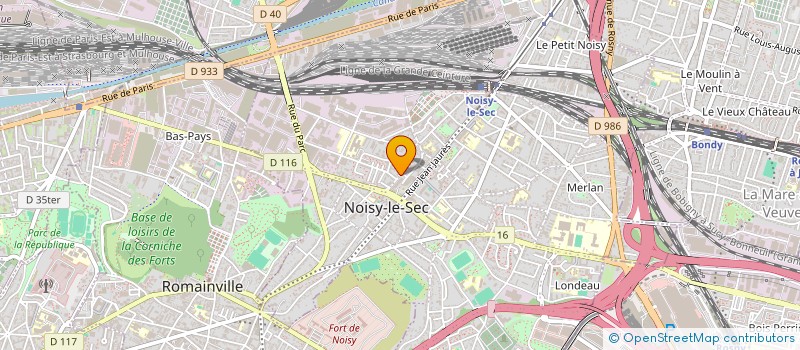 localisation de l'entreprise S.A.M CONSEIL ET GESTION à NOISY-LE-SEC