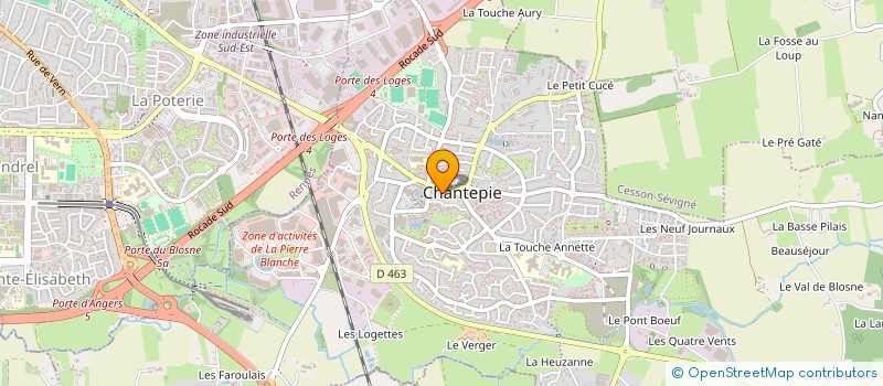 localisation de l'entreprise S.A.M. DEROUAULT  CHANTEPIE