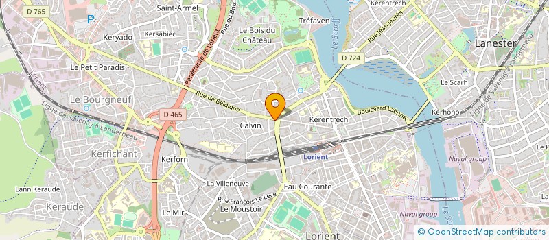 localisation de l'entreprise S.A.M. DEVELOPPEMENT à LORIENT