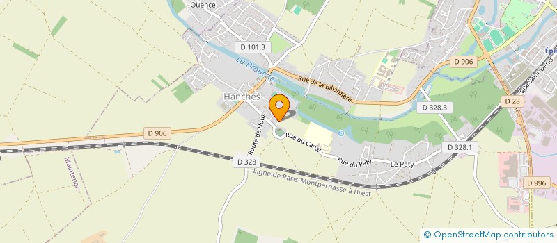 localisation de l'entreprise S.A.M. EVENEMENTS à HANCHES