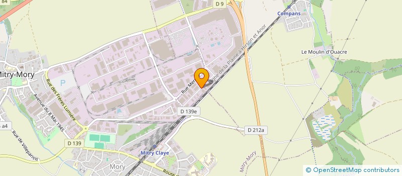 localisation de l'entreprise S A M G R  SOCIETE D'AMENAGEMENT MACONNERIE GENERALE RENOVATION  CLAYE-SOUILLY