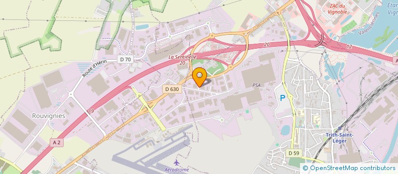 localisation de l'entreprise S.A.M.INDUSTRIES  TRITH-SAINT-LEGER