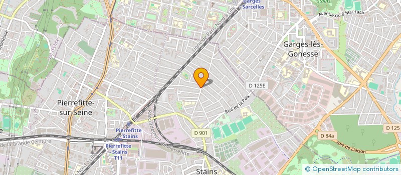 localisation de l'entreprise S.A.M.S à STAINS