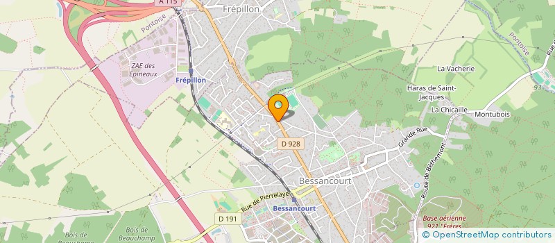 localisation de l'entreprise S.A MARKET  BESSANCOURT