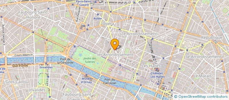 localisation de l'entreprise S.A. MARKET PLUS CTD  PARIS