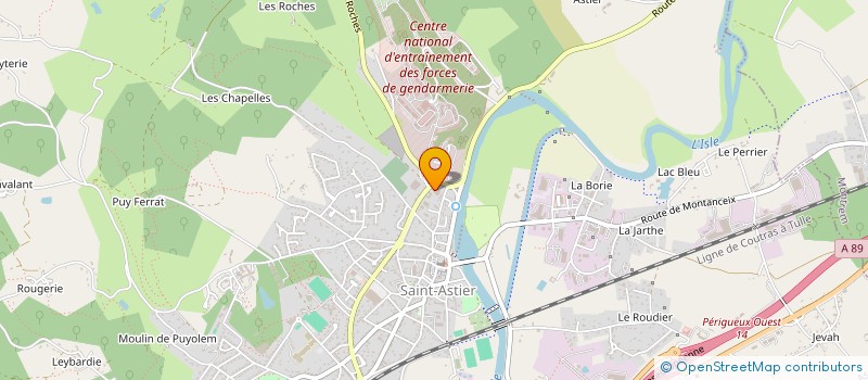 localisation de l'entreprise S.A MOTOCULTURE à SAINT-ASTIER