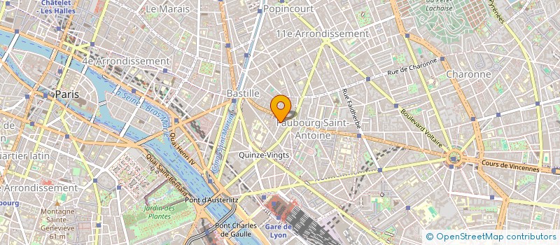 localisation de l'entreprise S.A.N  PARIS