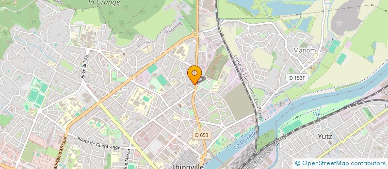 localisation de l'entreprise S.A.N.A à THIONVILLE