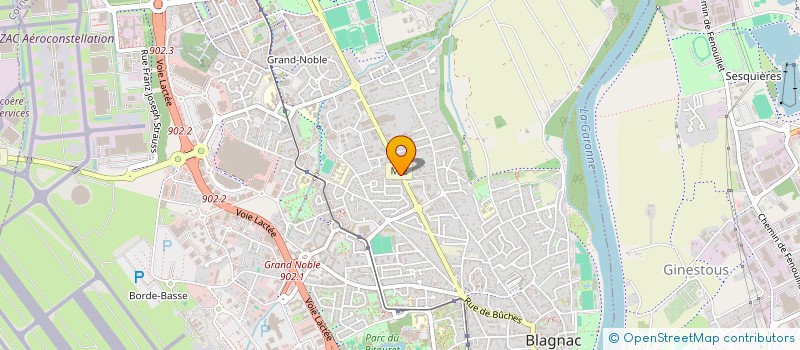 localisation de l'entreprise S.A.N. AMITIES à BLAGNAC