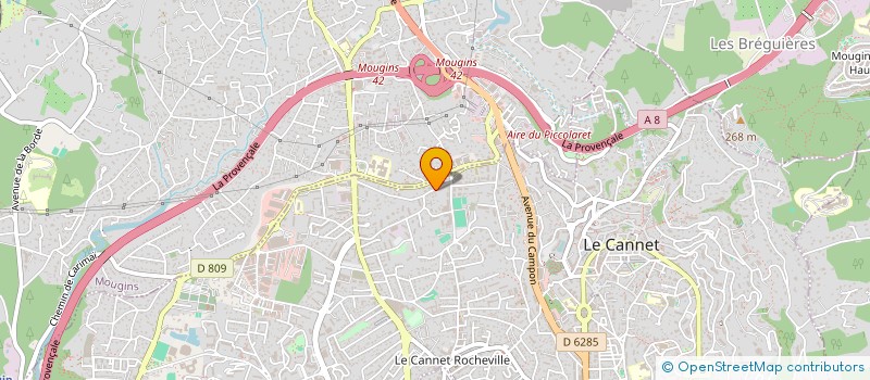 localisation de l'entreprise S A N D à LE CANNET