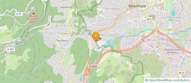 localisation de l'entreprise S.A.N.D. CONSULTING, CONSEILS & FORMATIONS à CEYRAT