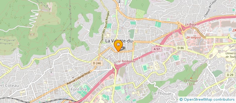 localisation de l'entreprise S.A.N.S  LA VALETTE-DU-VAR