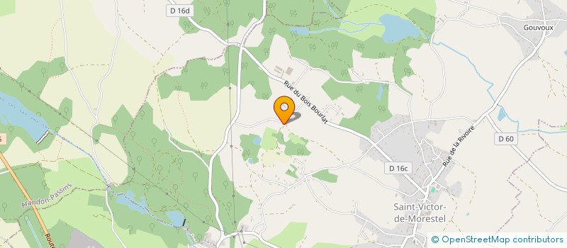 localisation de l'entreprise S.A.N.T.  SAINT-VICTOR-DE-MORESTEL