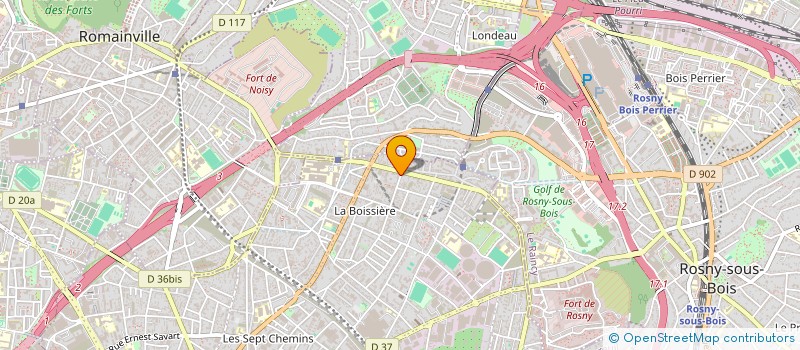 localisation de l'entreprise S A O à MONTREUIL