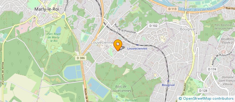localisation de l'entreprise S.A.O. à VERSAILLES