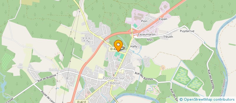 localisation de l'entreprise S.A.P  PONTONX-SUR-L'ADOUR