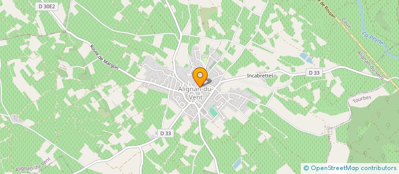 localisation de l'entreprise S.A.P.A.S. à ALIGNAN-DU-VENT