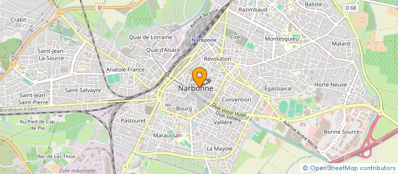 localisation de l'entreprise S.A.P.G.P à NARBONNE
