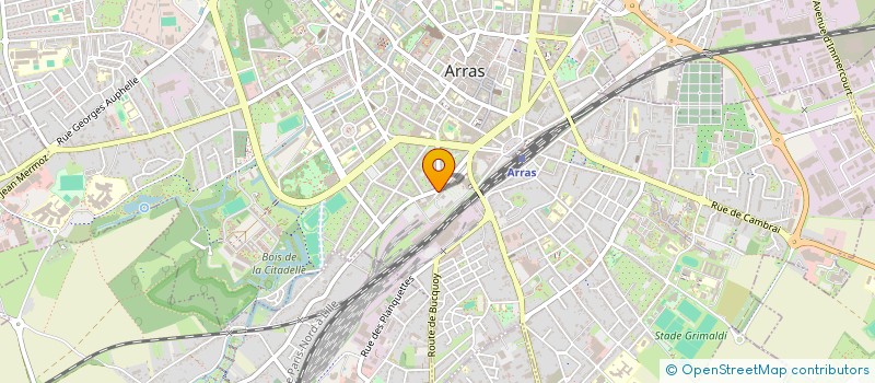 localisation de l'entreprise S.A.P.R. à ARRAS