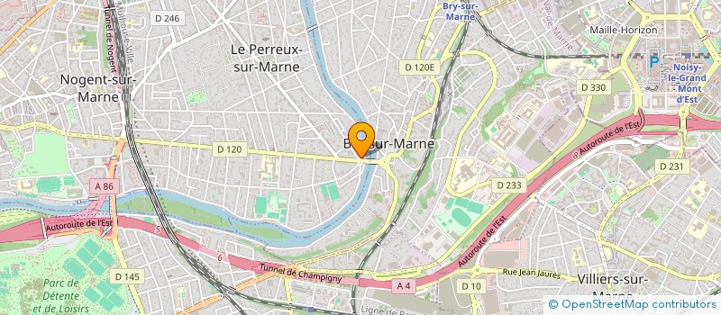 localisation de l'entreprise S.A.P.S  LE PERREUX-SUR-MARNE