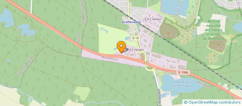 localisation de l'entreprise S A P S SAS à WITTELSHEIM