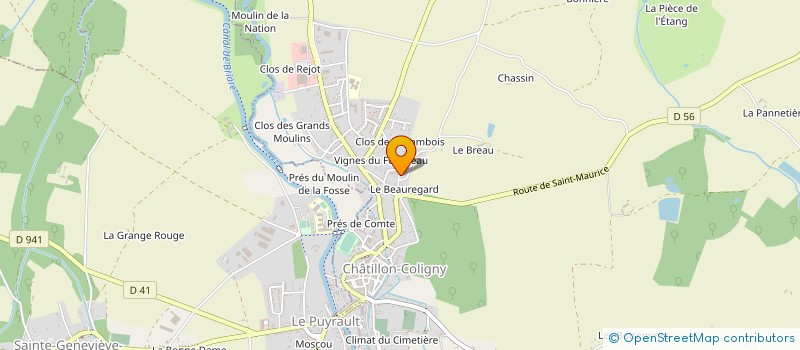 localisation de l'entreprise S A PIERRE BRACHOT à CHATILLON-COLIGNY