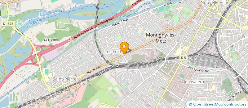 localisation de l'entreprise S.A.R à MONTIGNY-LES-METZ