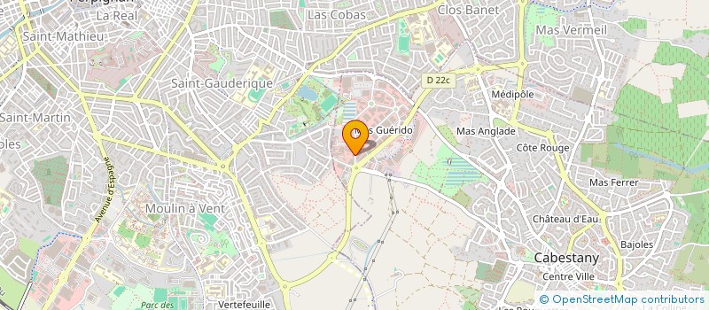 localisation de l'entreprise S.A.R. CATALANE  CABESTANY