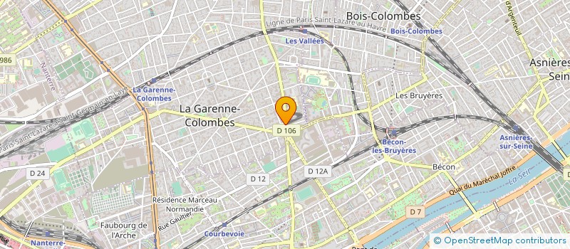 localisation de l'entreprise S A R DE L ILE DE FRANCE à LA GARENNE-COLOMBES