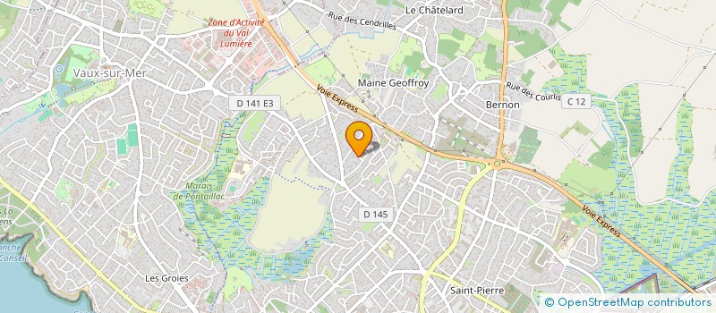 localisation de l'entreprise S.A.R FUTSAL (SPORTING ATLANTIQUE ROYAN)  ROYAN