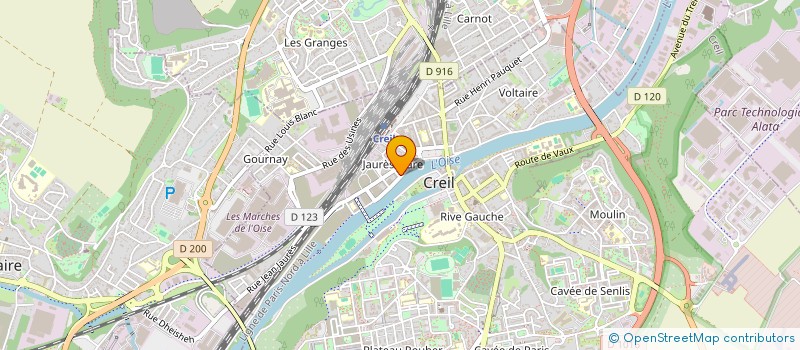 localisation de l'entreprise S.A.R INNOVATIONS  CREIL