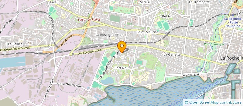 localisation de l'entreprise S.A.R.L 2 D TOITURE à LA ROCHELLE