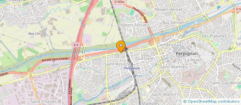 localisation de l'entreprise S.A.R.L A.T.E.F (ACTION THERMOGRAPHIE EXPERTISES FORMATIONS)  PERPIGNAN