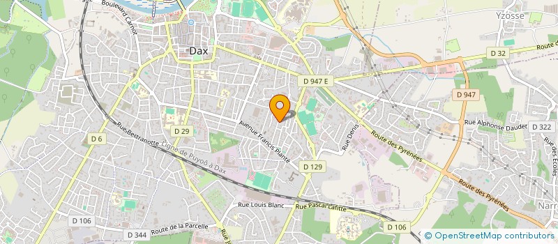 localisation de l'entreprise S.A.R.L ADOUR EXPERTISE IMMOB (A.E.I) à DAX