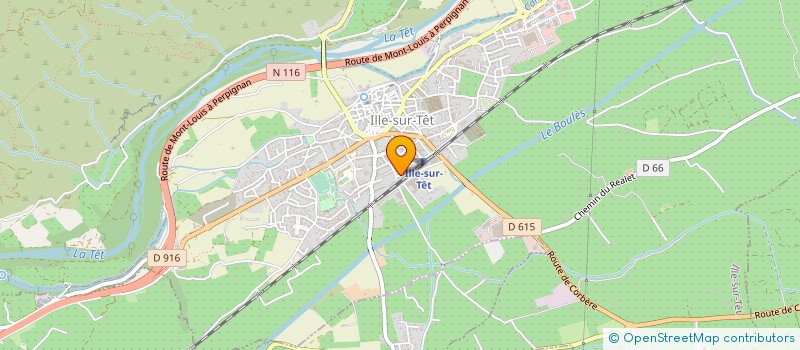 localisation de l'entreprise S.A.R.L. AGRI-RUN FRANCE à ILLE-SUR-TET