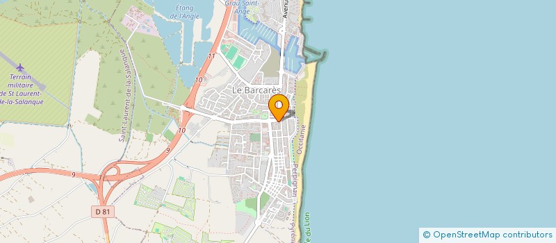 localisation de l'entreprise S.A.R.L.ARCHI.T.E.Q.  LE BARCARES